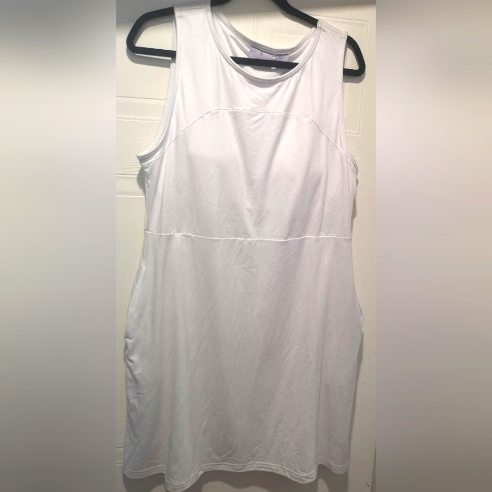 White active wear dress